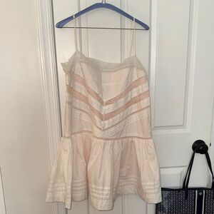 White Dress with Lace Detail